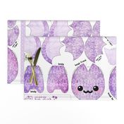 Cut & Sew Purple Damask Bat Plush