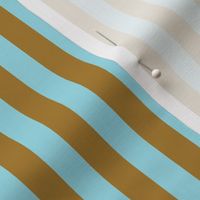 Sand and Sky Stripes - half inch  stripes