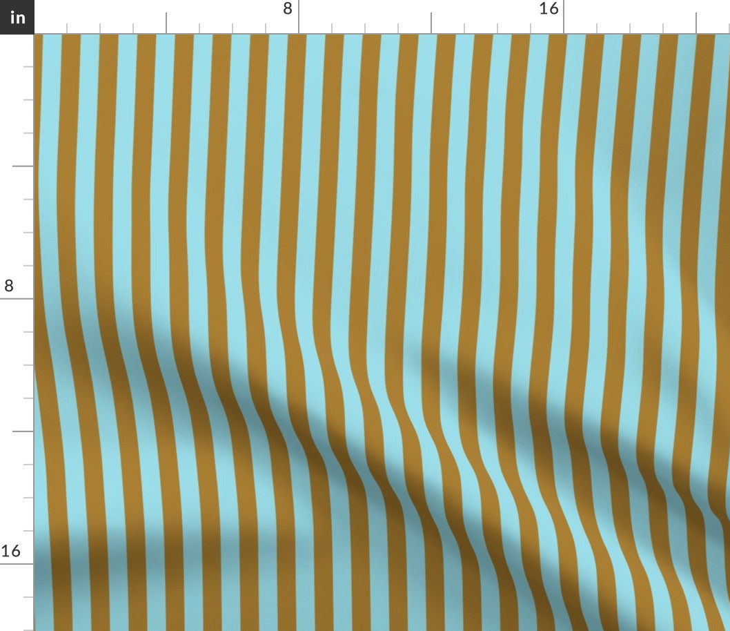 Sand and Sky Stripes - half inch  stripes