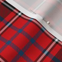 Cameron of Lochiel 1820 tartan variant - red/black/blue 6"