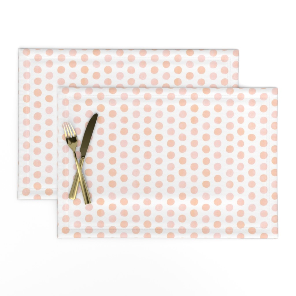 Watercolor Dots - Blush