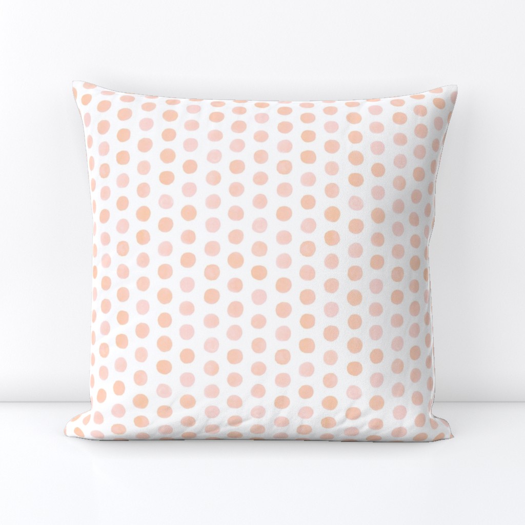 Watercolor Dots - Blush