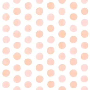 Watercolor Dots - Blush