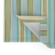 kitchen stripes - aqua multicolor