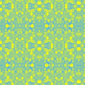 Faded Lemon and Lime Flowers