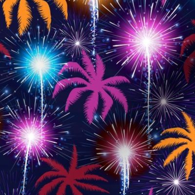 Palms & Fireworks