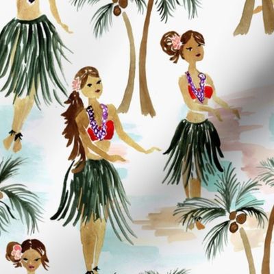 hula dancers