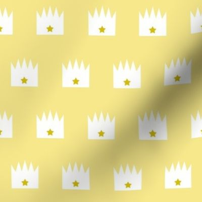 Little Gold Star Crown Solid Yellow