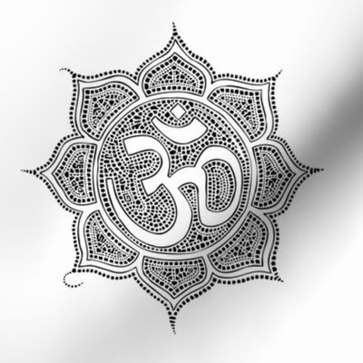 Lotus Flower With Om