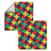 Fiesta of Multicoloured Crosses by Cheerful Madness!!