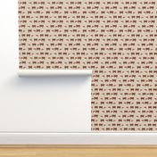 hereford cattle and calf fabric farm fabrics - sand