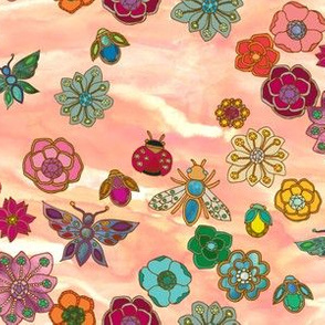 The Jewelled Garden {Rose Quartz}