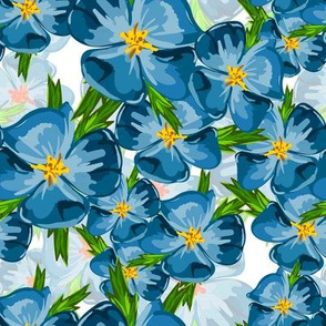 Blue flowers