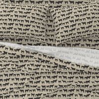 black angus fabric cattle and cow fabric cow design - sand