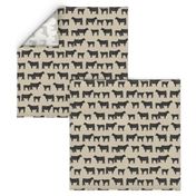 black angus fabric cattle and cow fabric cow design - sand