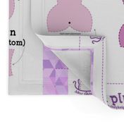 Cut & Sew Purple Dolphin Plush