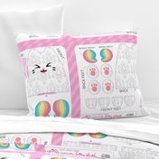 Cut & Sew Rainbow Unicorn Kitty Plush