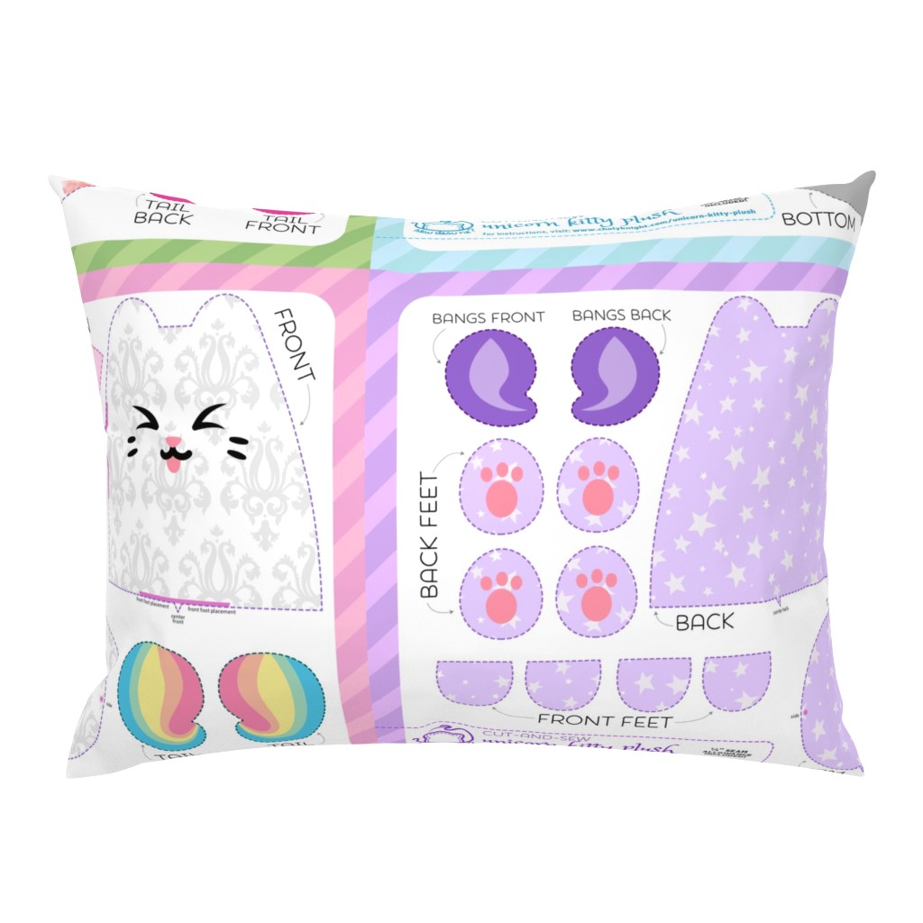 Cut & Sew Unicorn Kitty Plush Bundle