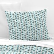 Chalyer Floral Stripe Pastel Blue