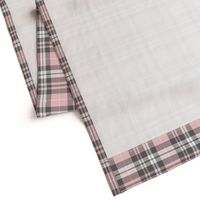 fall plaid - pink and grey - fearfully and wonderfully made coordinate fabric