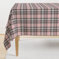 fall plaid - pink and grey - fearfully and wonderfully made coordinate fabric