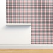 fall plaid - pink and grey - fearfully and wonderfully made coordinate fabric