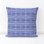 Watercolor stripes - cobalt pin stripes || by synny afternoon