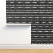 Woven stripe white stitch on charcoal mud cloth mudcloth african mudcloth gray grey