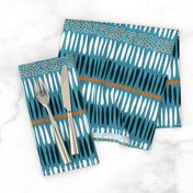 Baby Teeth Mudcloth Turquoise