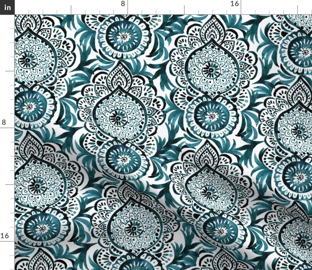 Mandala Medallion Teal