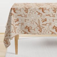 foxy circus rust ivory