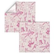 foxy circus pink ivory