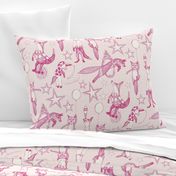 foxy circus pink ivory