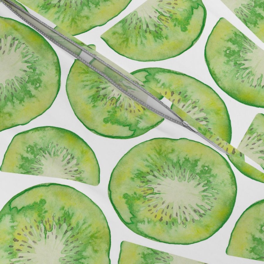 Watercolour Kiwi Fruit