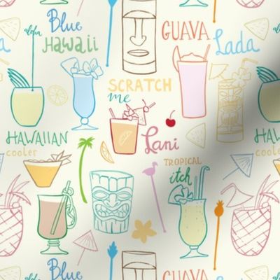 Blue Hawaii and other drinks