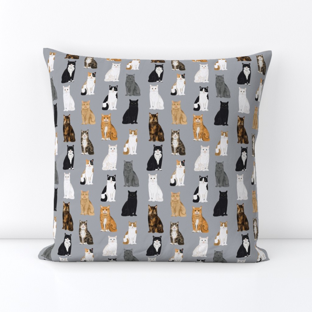 Cats fabric pattern cat breeds 3