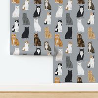 Cats fabric pattern cat breeds 3