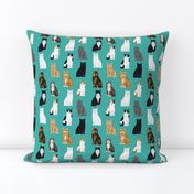 Cats fabric pattern cat breeds 2