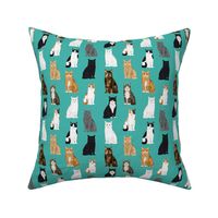 Cats fabric pattern cat breeds 2