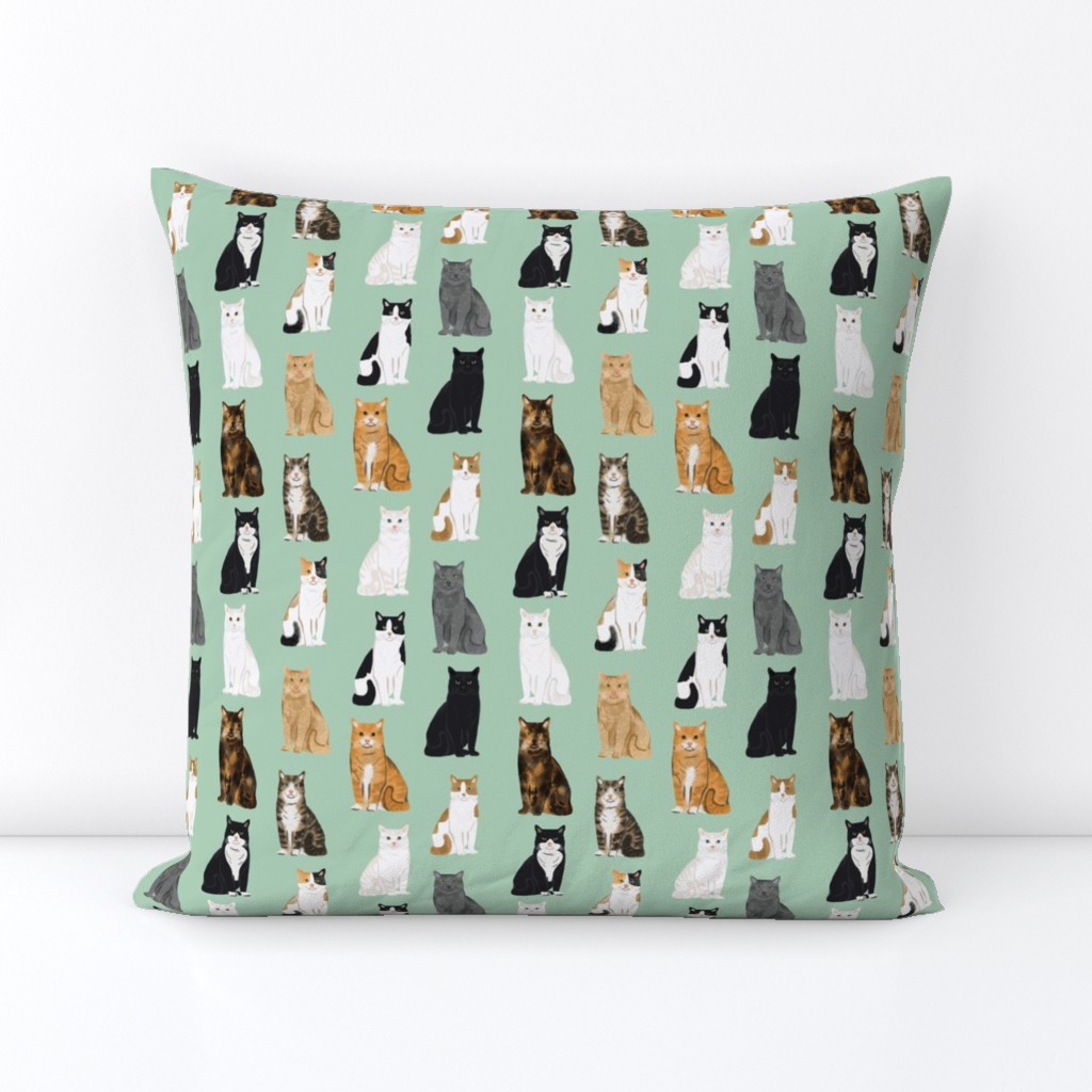 Cats fabric pattern cat breeds 6