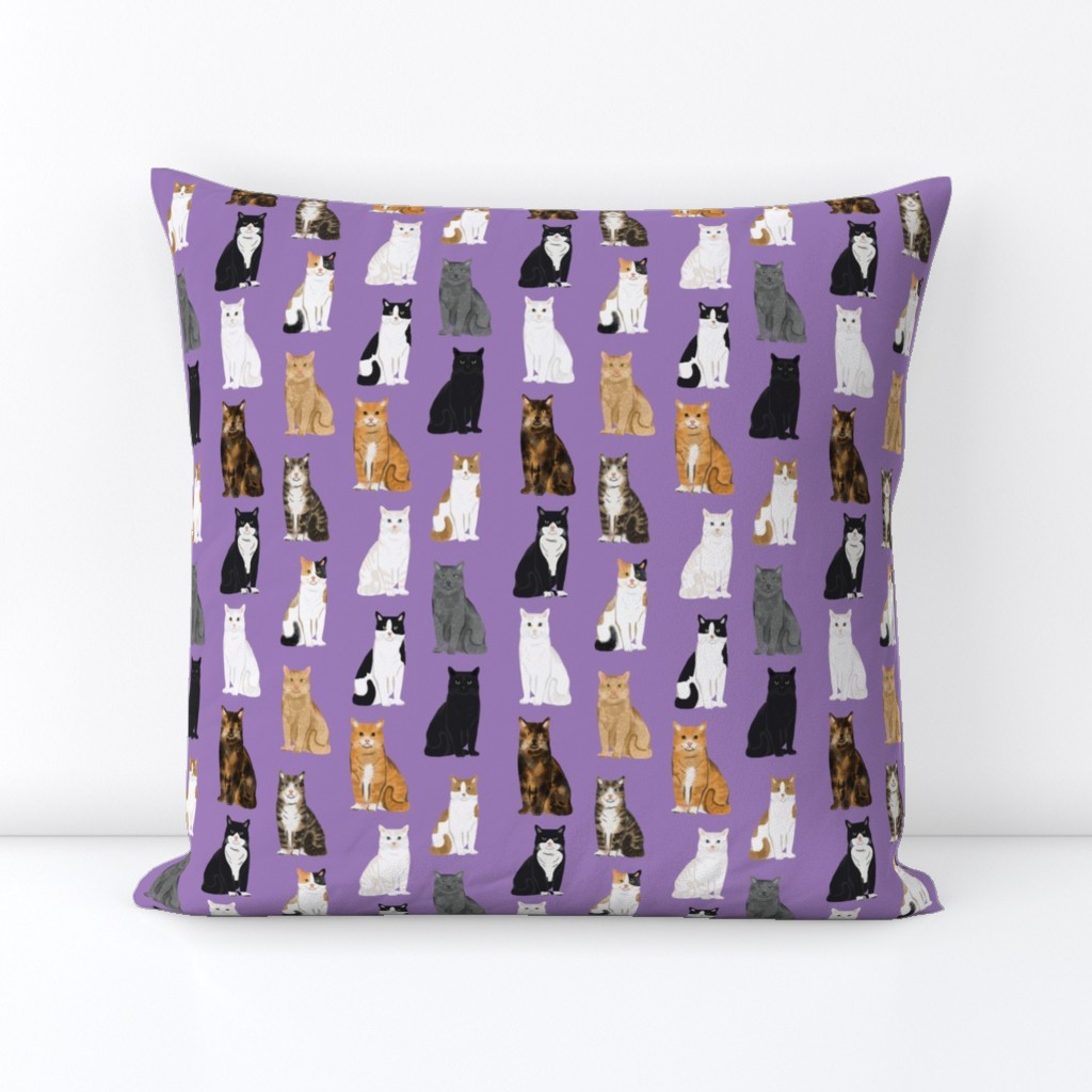 Cats fabric pattern cat breeds 7