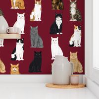 Cats fabric pattern cat breeds 8