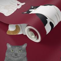 Cats fabric pattern cat breeds 8