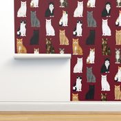 Cats fabric pattern cat breeds 8