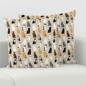 Cats fabric pattern cat breeds 9