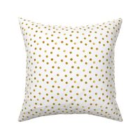 golden polka dots