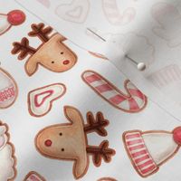 christmas gingerbreads. small