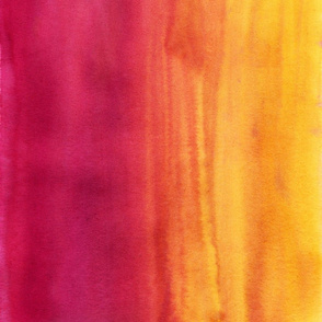 Watercolor Wash Magenta Yellow