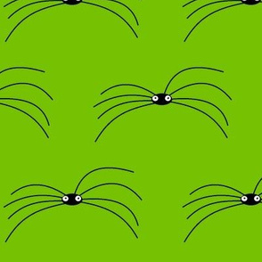 Cute Spiders in Green