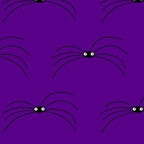 Cute Spiders in Purple
